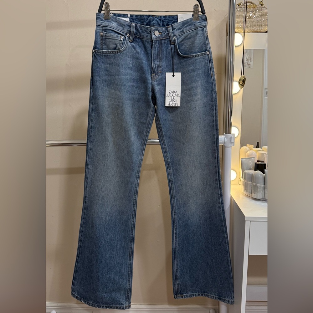 ZARA x Ludovic de Saint Sernin Low Rise Flare Jeans
Size EUR 36 / US 4 - Picture 4 of 15